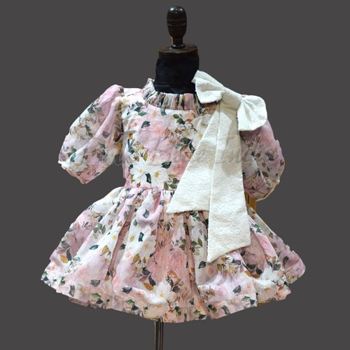 Buy High Neck Baby Girl Party Gown Dress Online